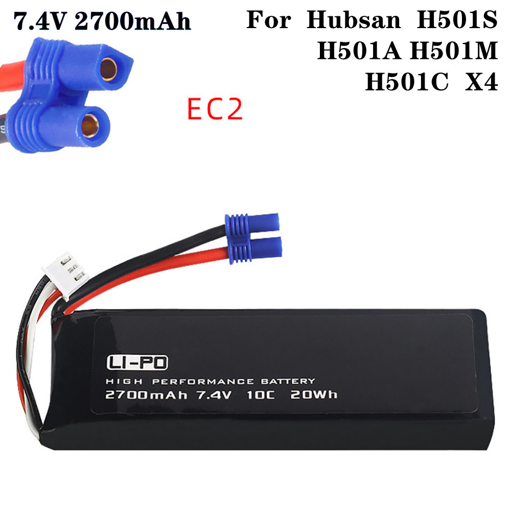 Rc Helicopter Parts - 7.4V 2700mAh 10C Original Battery for