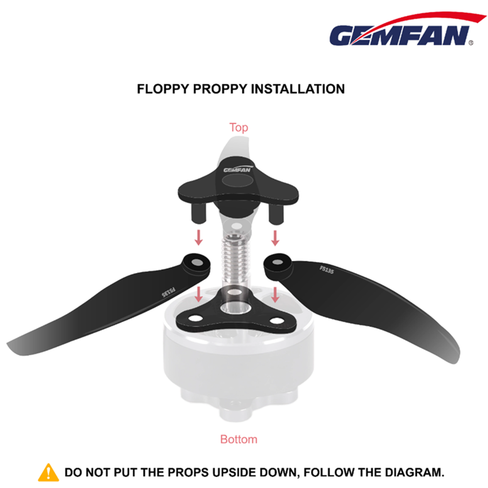Folding Propeller 5135 Gemfan  - Rc Helicopter Blade review and price