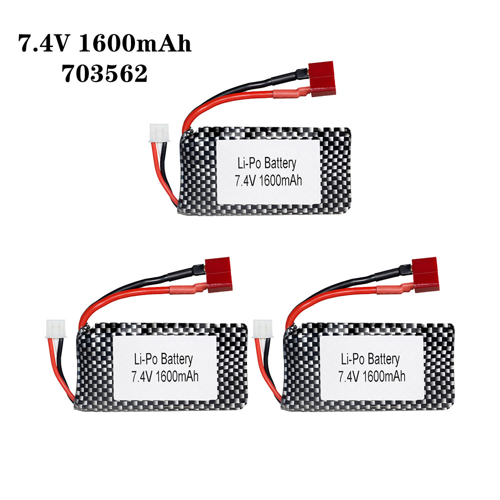1/2/3pcs/Lot 7.4v 1600mah 7035 - Rc Helicopter Parts review and price